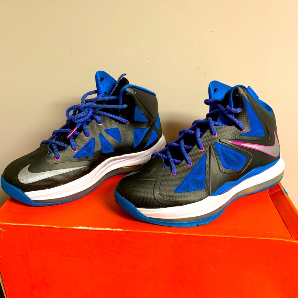 Lebron X:  GS: Size 5.5Y:   EUC